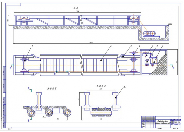 Модульный транспортер чертеж